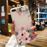 MOUSEMI Luxury 3D Silicone Case For iPhone 6 7 6S 8 Plus 5S SE X XS MAX XR Shockproof Flower Phone Case For iPhone 6 7 Case Girl